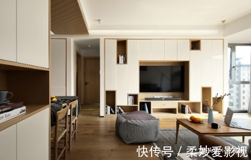 三居|北欧日式三居,木质元素保留了日式的禅性和北欧的简单!