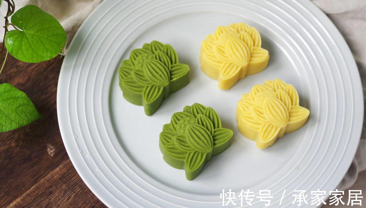 香甜|自制奶香绿豆冰糕，做法简单，香甜绵软，孩子很喜欢吃