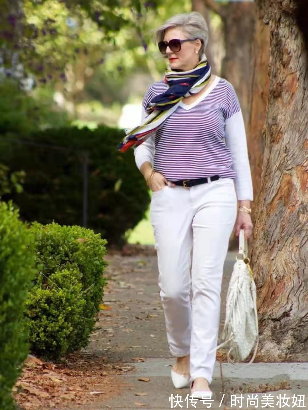 时尚博主|这才是“微胖奶奶”该有的穿搭,简单穿搭高级感,气质都升华了