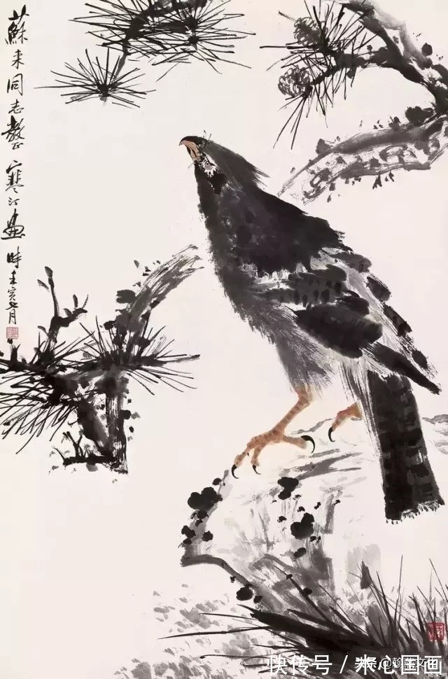 任伯年&江寒汀先生小写意花鸟画欣赏(一)