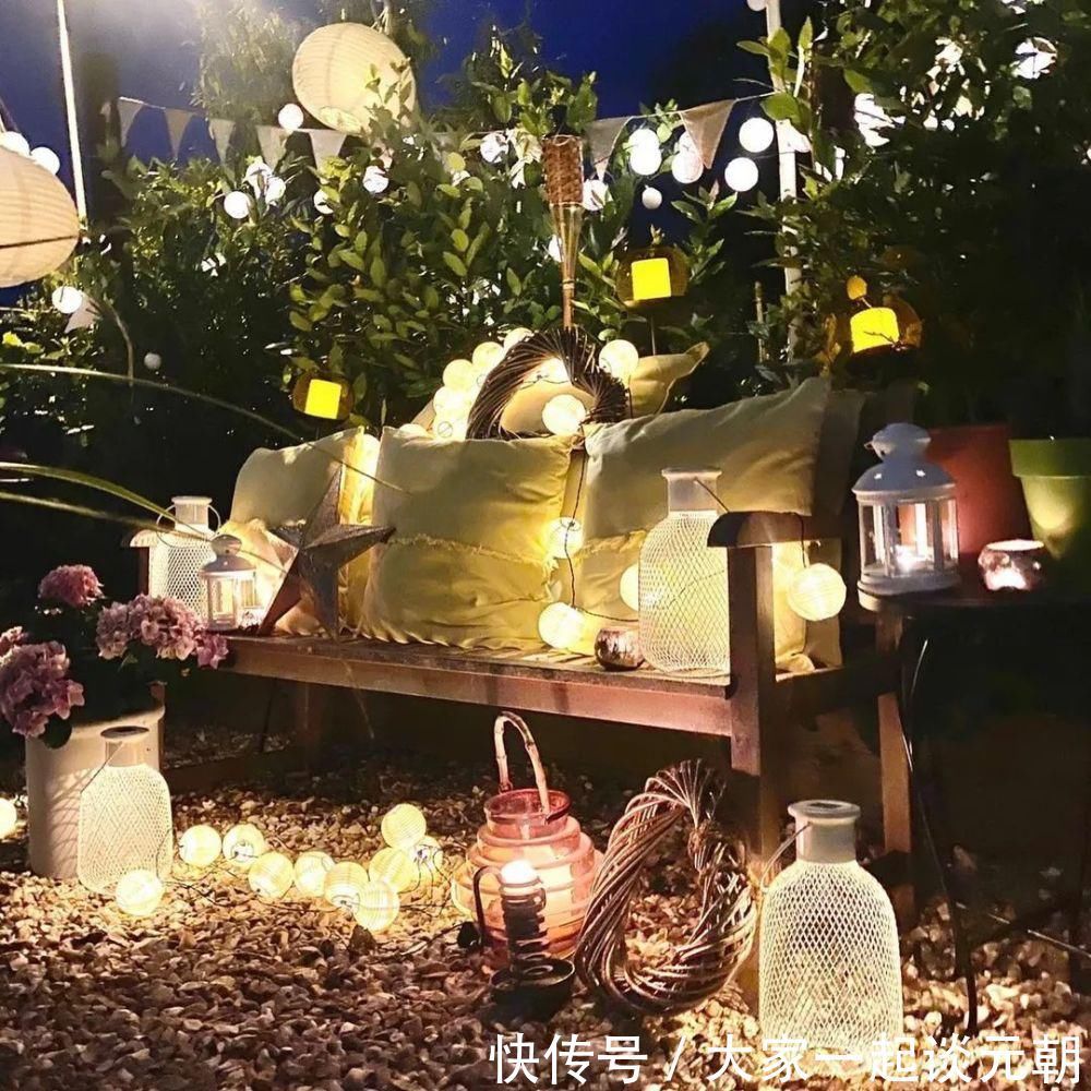 花园|25款花园灯光案例,用一缕柔和而诱人的光泽,打造浪漫唯美花园