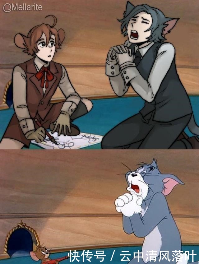 万物皆可“萌”,拟人后的《猫和老鼠》,太有CP感了