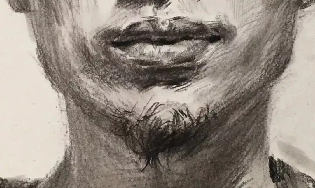 教程&素描教程|教你画一个长发沧桑男青年