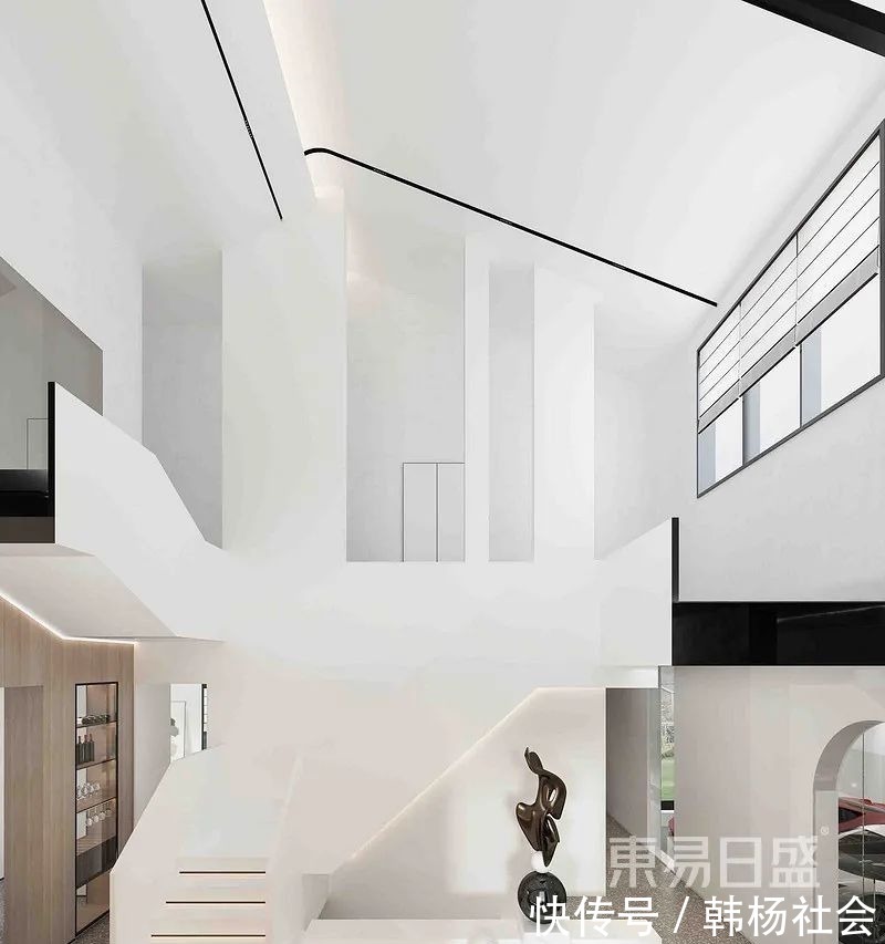 极简风|750㎡极简风别墅设计,日子不紧不慢,生活不急不躁