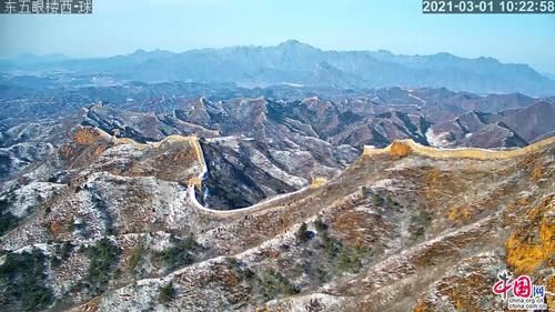 雪映长城三月赏春光 金山独秀江山阅风情