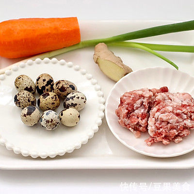 胡萝卜|#一口新年味，全家享佳味#鹌鹑蛋肉末蒸