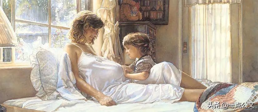 水彩！这位女画家因为一组水彩少女，醉倒多少男人