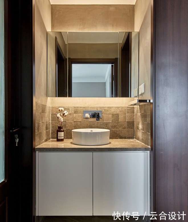 淋浴室|云合设计——80㎡的房子,装出100多平的感觉?