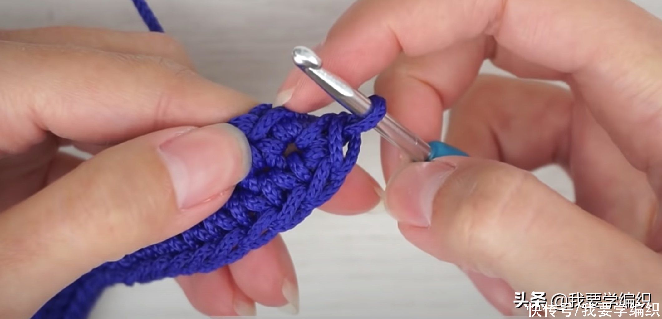 小包|洋气的链条小包自己就能钩一个，折叠链接包教程，容量一点也不小