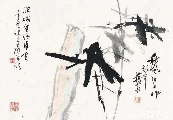 写意花鸟画@寥寥几笔好传神,莫把繁枝扰性灵|黄稷堂大写意花鸟