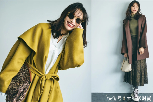 大衣如何搭配，别错过日系轻熟风，简约大气又提升品位