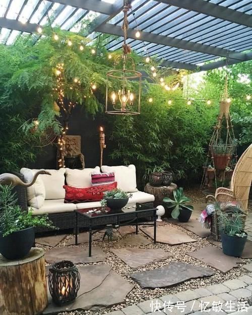 小院|15个私家小院花园设计,聚三两知己共饮,享受慢调生活