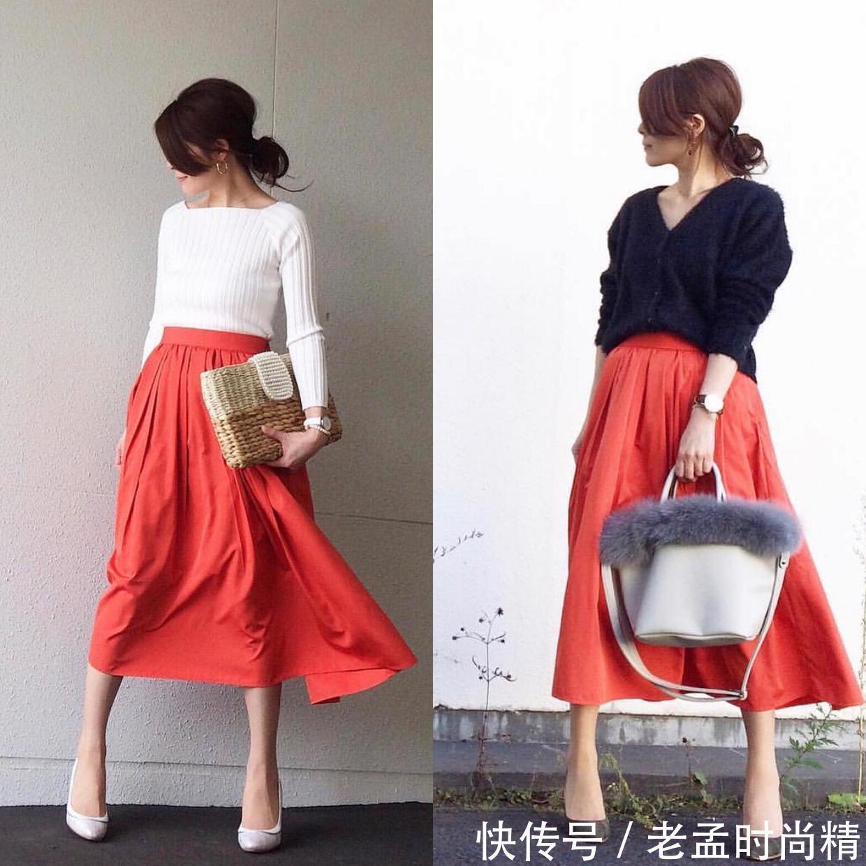半身裙|早秋不会穿?跟着博主学,让你学会“一衣多穿”,两周穿搭不重样