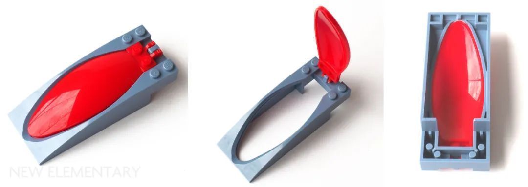 乐高MOC拼搭元素使用分析之:座舱盖元素