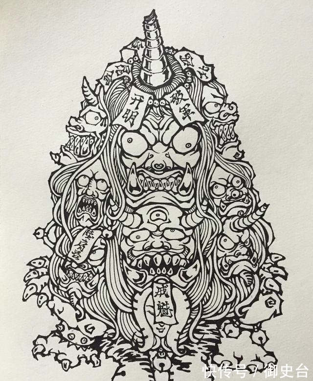 上古神话!中国上古神话中的九头神兽,日本八岐大蛇在它们面前不堪一击