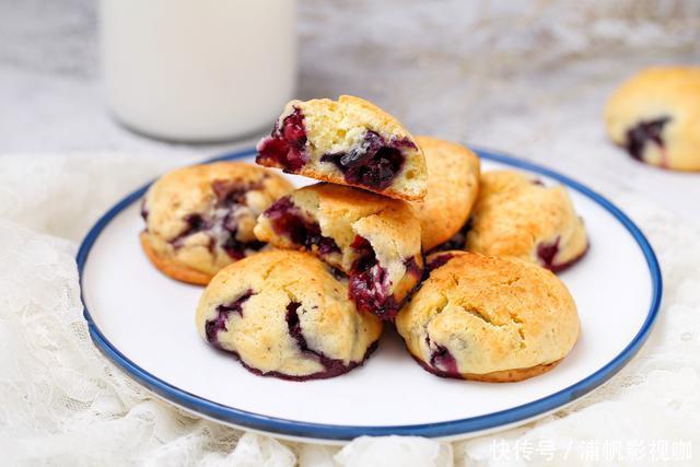 曲奇|自制美味大曲奇,不用裱花嘴,酸甜酥软又简单,一口下去立刻爆浆