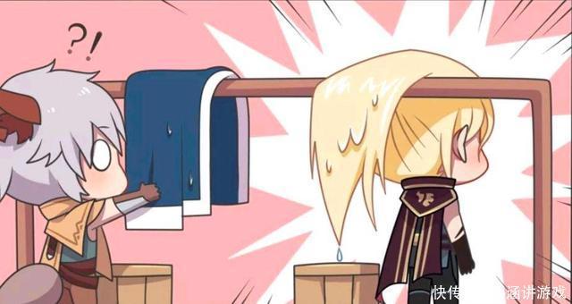 心疼|王者荣耀漫画:李信最珍惜自己的头发、他晒头发的方式让人心疼?