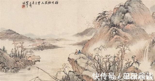 水墨|海派艺术家大家吴石仙经典水墨山水画作品欣赏