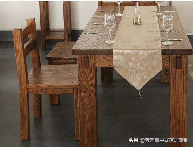 家具|一屋子新中式榆木家具，这种充满岁月沉淀的美，简直太震撼了