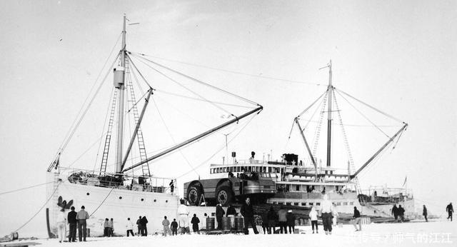 南极 旧影拾记1939年,美国人乘坐17米长巨无霸探险南极大陆