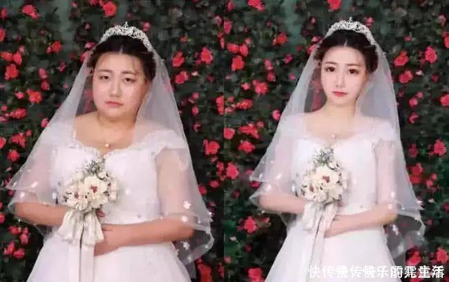 新郎新娘|婚纱照p图前后对比照,超强反差让人咋舌,新郎:这我老婆?