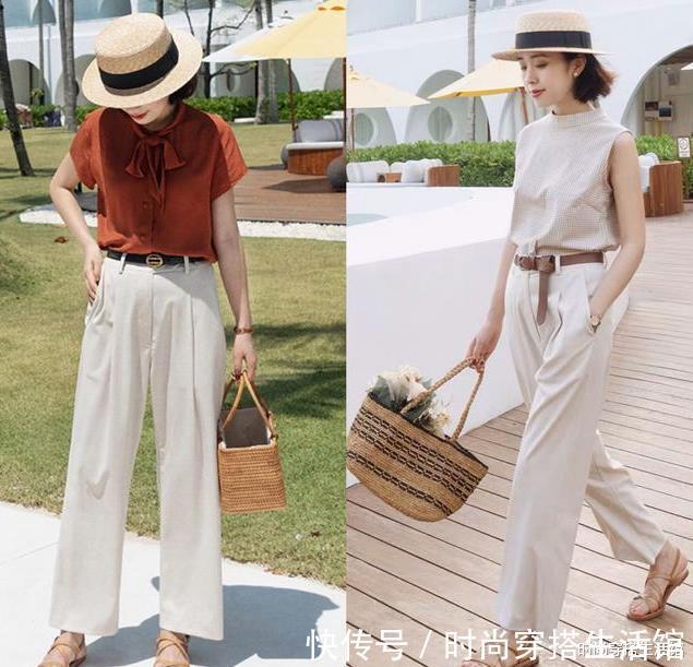 小个子 为什么你穿阔腿裤就是“矮胖圆”?那是你不会搭!这4个细节要懂
