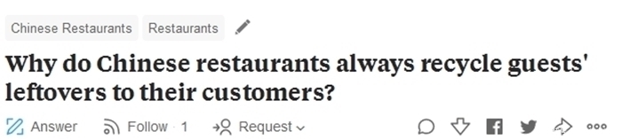 蔬菜沙拉|外国人为什么中餐厅总是把剩菜再循环给顾客真相让老外尴尬