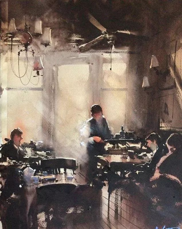 艺术家!世界上最有激情的水彩艺术家,这才是真正的水彩大师!