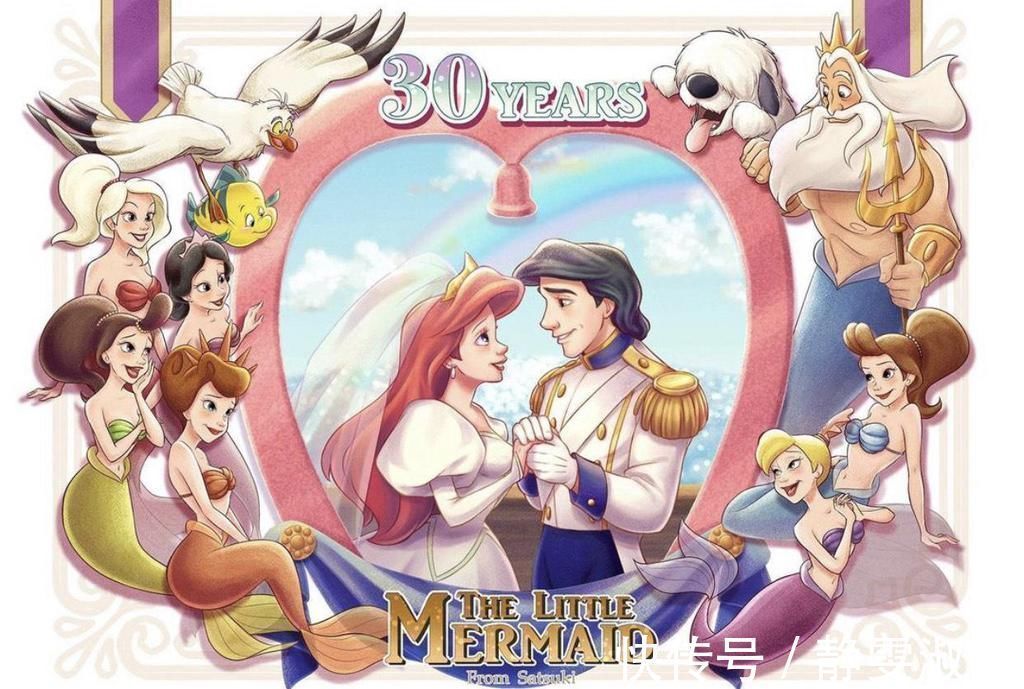 艾莎|迪士尼公主集体变身“美人鱼”,花木兰比艾莎还美,莫阿娜像大妈