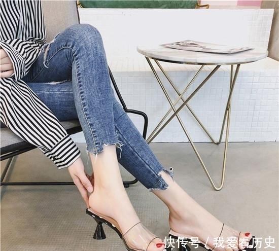 美足|时尚风情的高跟凉鞋,衬托美足优雅的气质