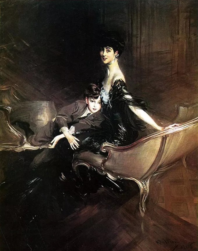 博尔迪尼$意大利画家博尔迪尼笔下的女子,女人味十足