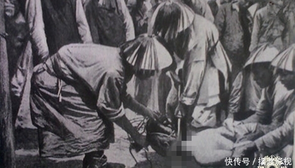 罕见|义和团罕见老照片手拿大刀，号称刀枪不入，图8钝刀行刑很残忍