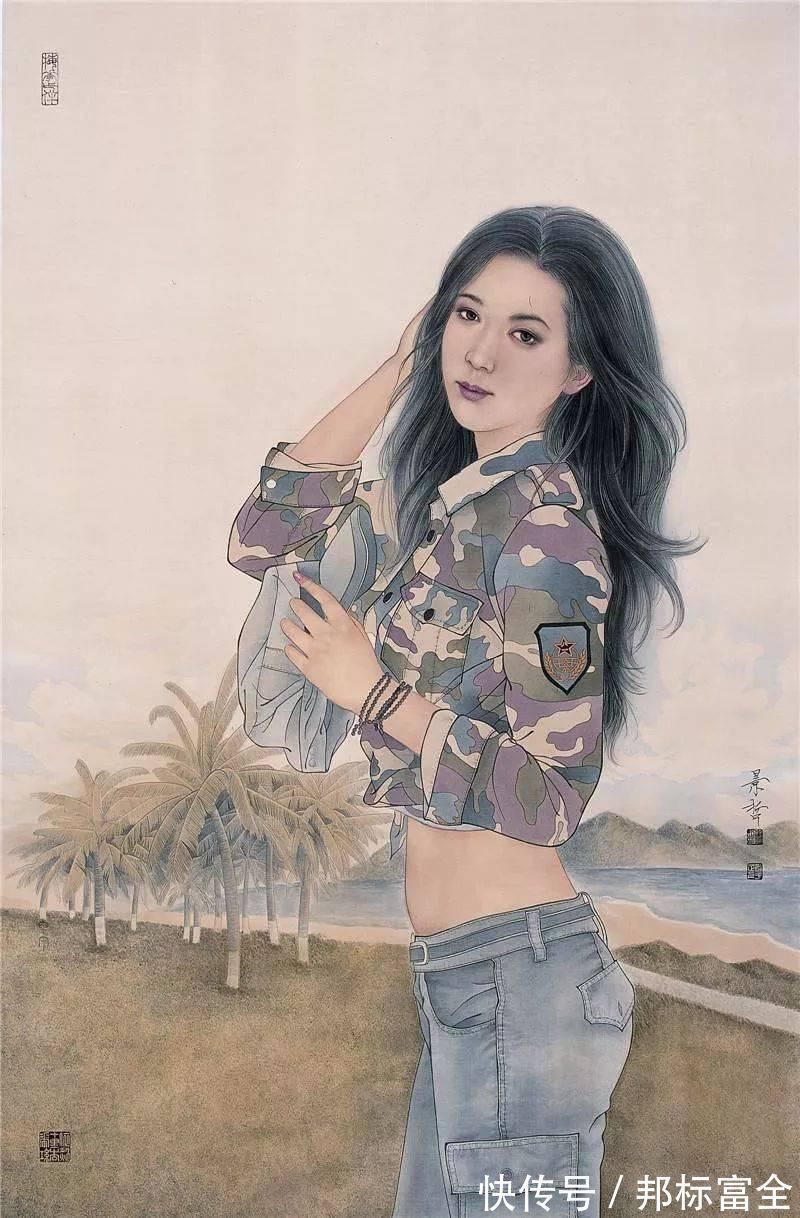 崔景哲！崔景哲：当古典美遇上工笔画，春风拂面惊艳四方