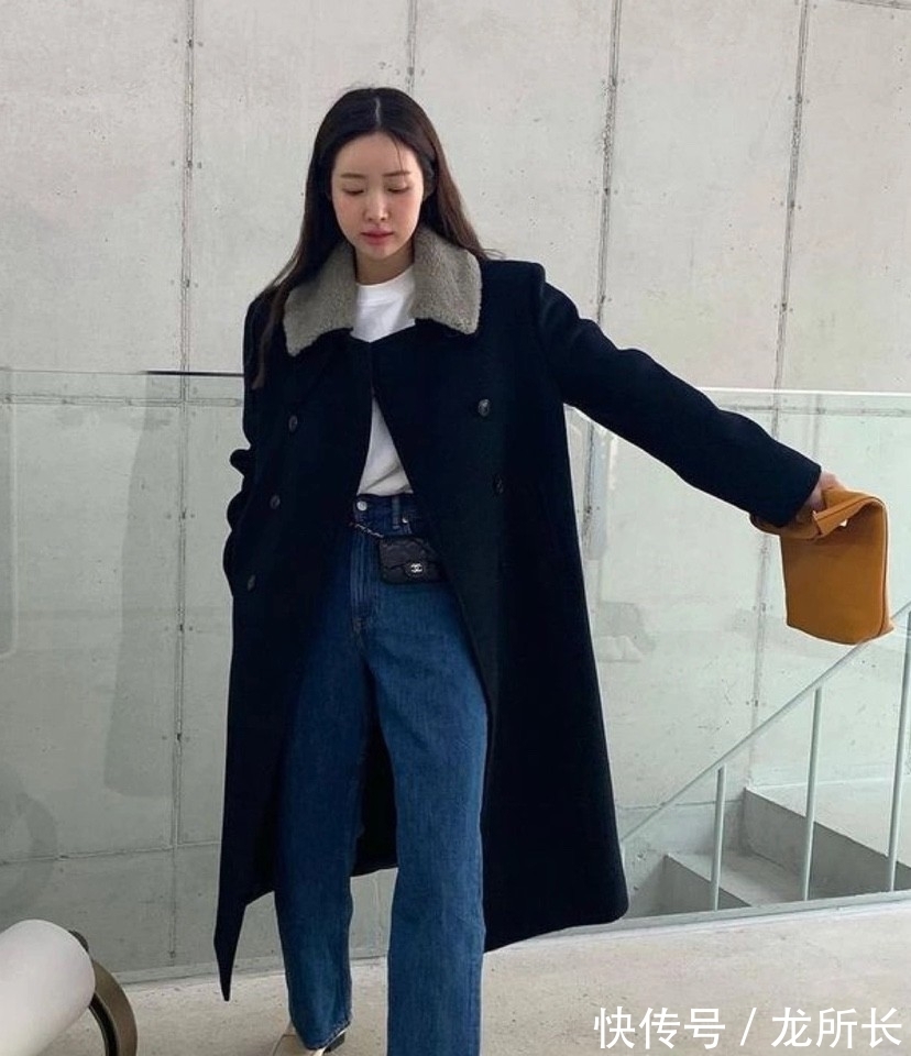 阔腿裤 女人哪怕没有减肥压力,大衣下面也别总配阔腿裤,这样搭更显瘦