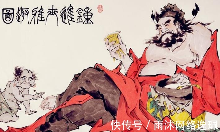 钟馗捉鬼图|钟馗：唐玄宗的梦，与吴道子的画，成就了鬼王