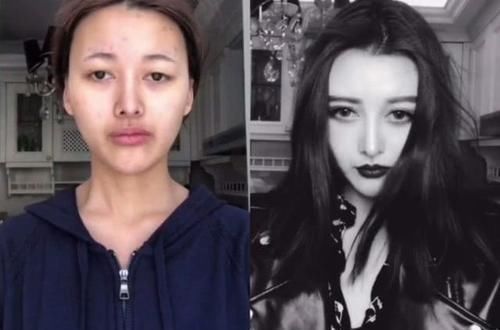 妆前VS妆后,整容也不过如此!化妆是仙,卸妆成鬼!