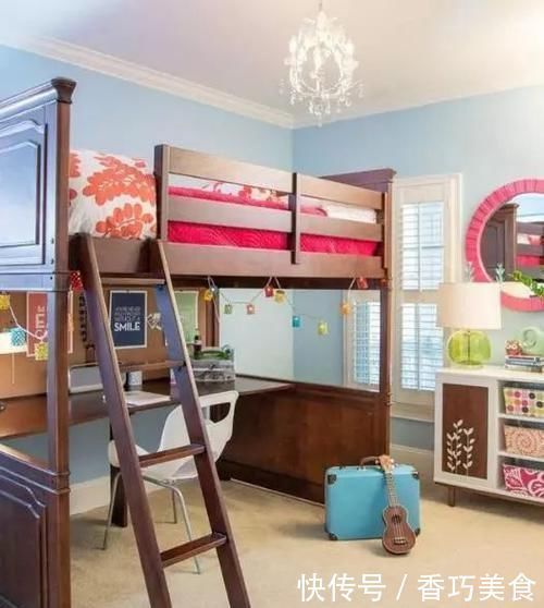 LOFT|国外很流行的“阁楼床”,小户型装上成LOFT,还多出10平米