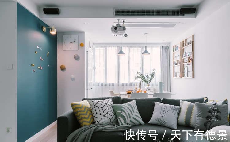 风格|89平的杭州小家，全屋薄荷色，清新自然，这才是夏天的风格