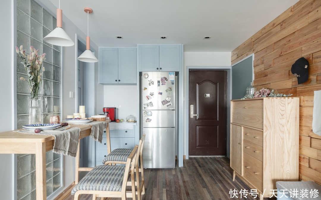 房屋|72平的小户型,清新亮丽的北欧风,从进门就开始与众不同