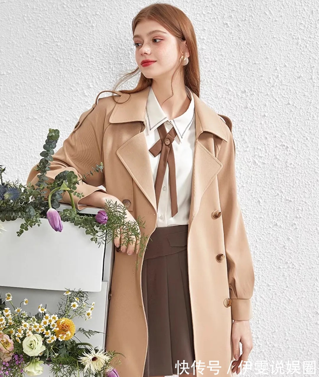 厚重感 她的穿搭:知性大方的“棕色”, 百搭好看