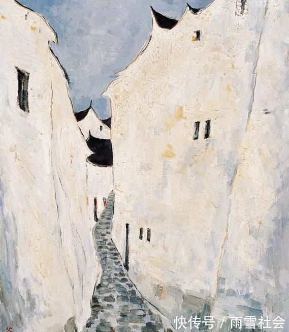 江南园林#“中国画”吴冠中画的太好，中国画在他笔下活了起来