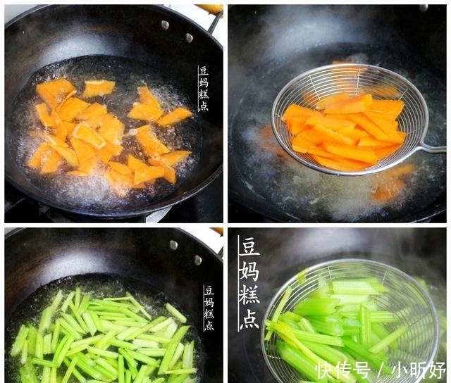 西芹|又一道纯素小炒,山药炒西芹的做法,营养健康,多吃还不怕胖