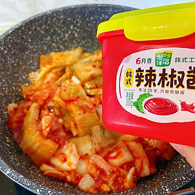 辣白菜五花肉