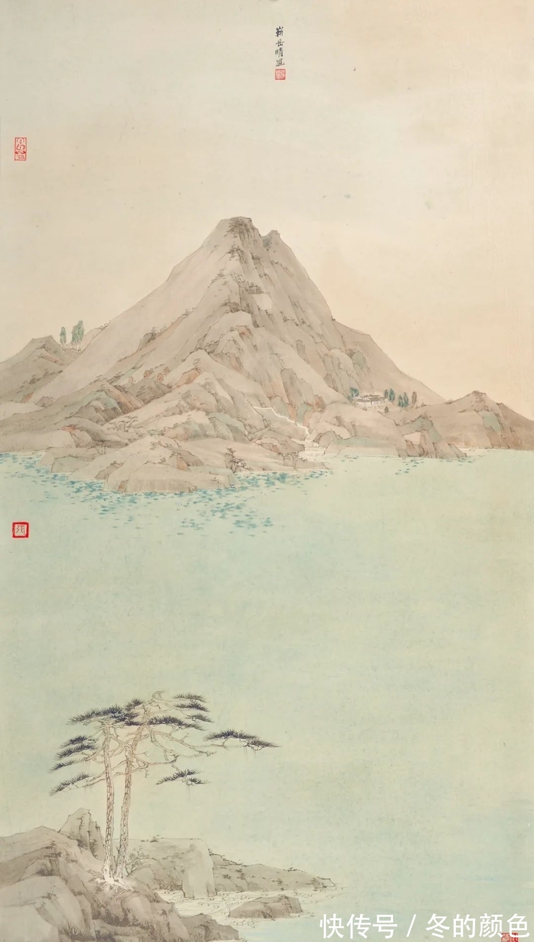 中国画!张秋桔|一段烟云