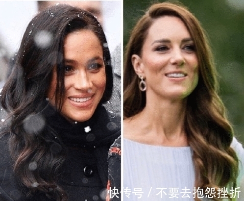 弟媳 凯特与弟媳隔空撞发型,同款偏分波浪卷发,一岁之差美出不同气质