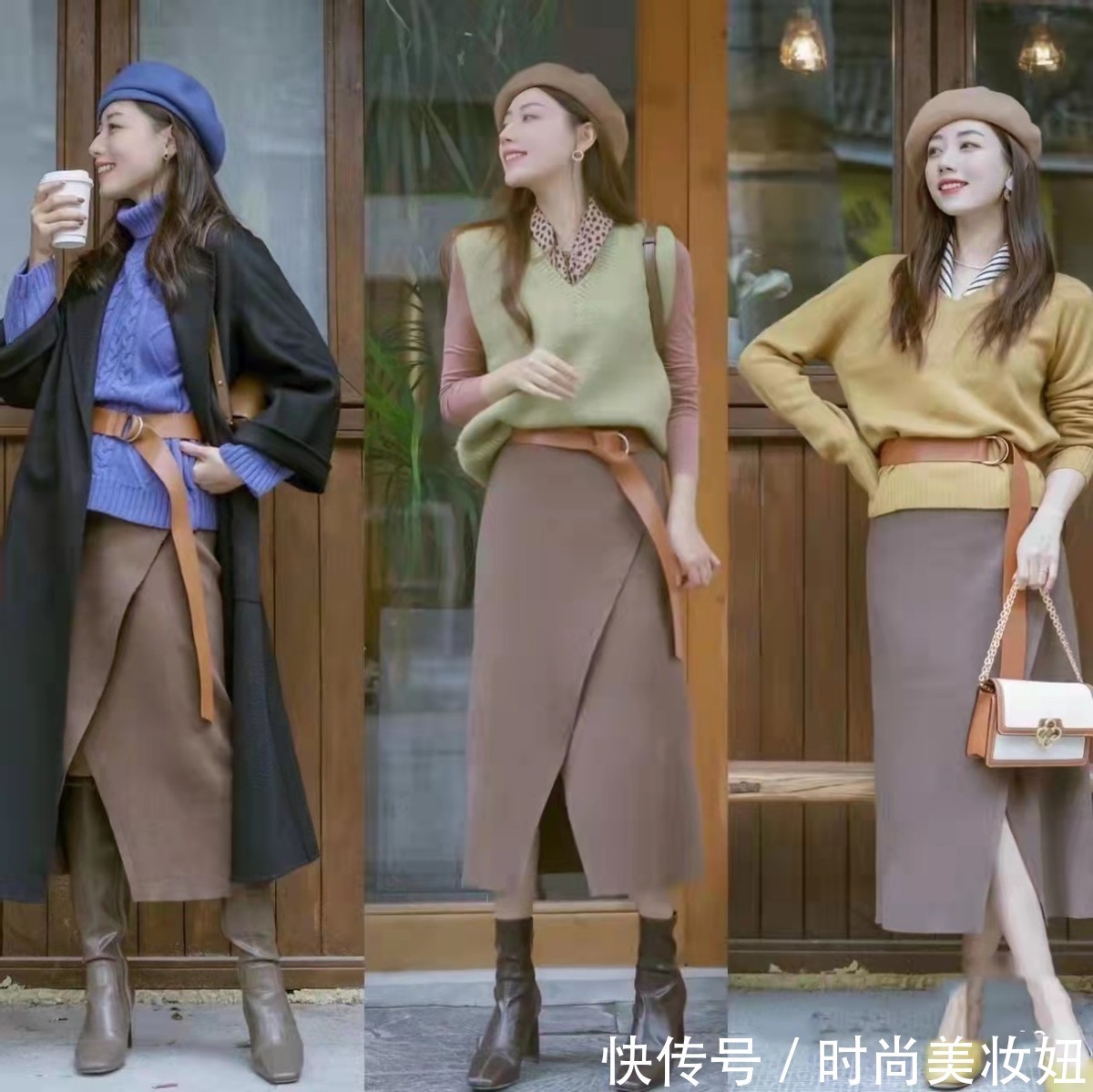 时髦|真正会打扮的女人,穿搭少不了“腰带”点缀,显高显瘦又时髦