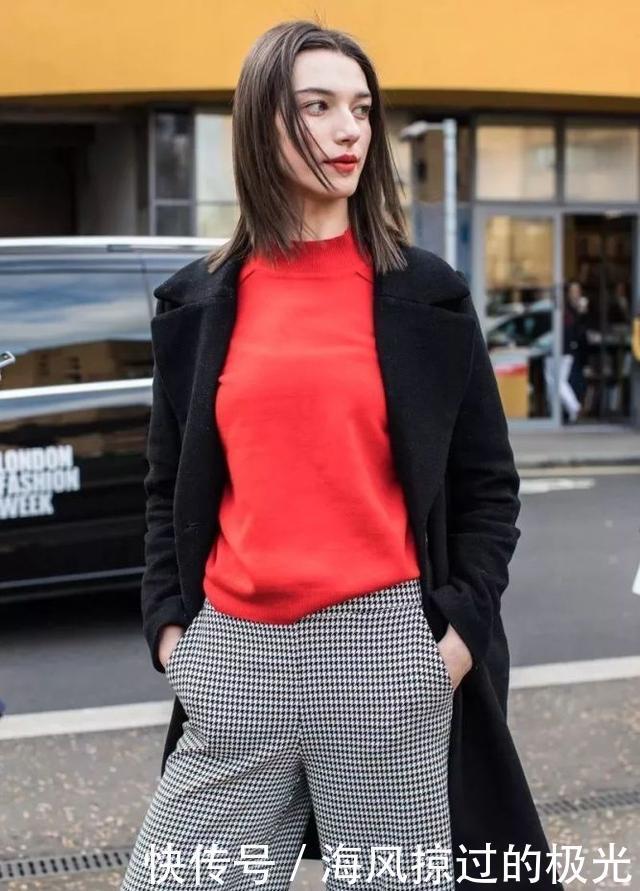 外套|外套穿搭经典的黑色外套,秋冬怎么穿才能气质不沉闷!