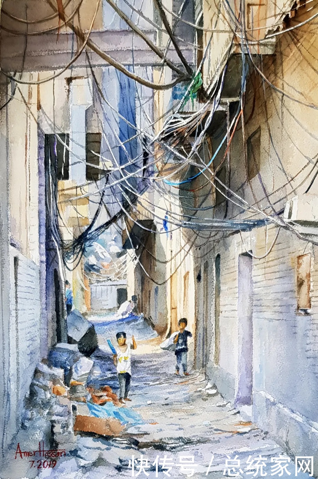 「第七届水彩节特邀嘉宾」AMER HASSAN 艺术作品展