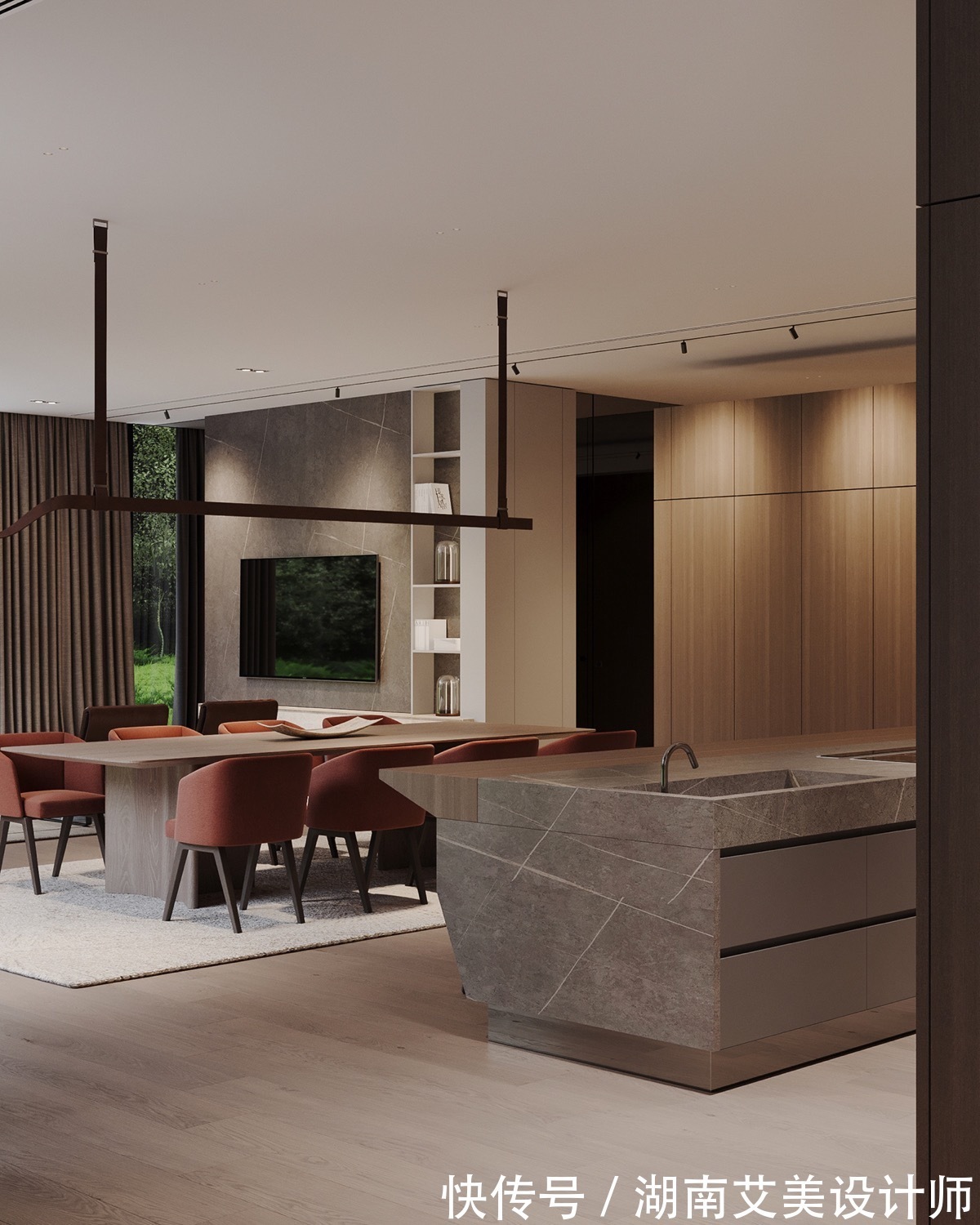 350㎡住宅空间,让自然融入空间!