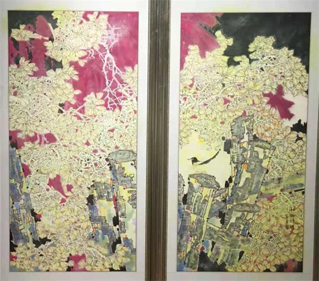 岁月如歌#《红了山村醉了秋》:著名画家边广兰作品赏析